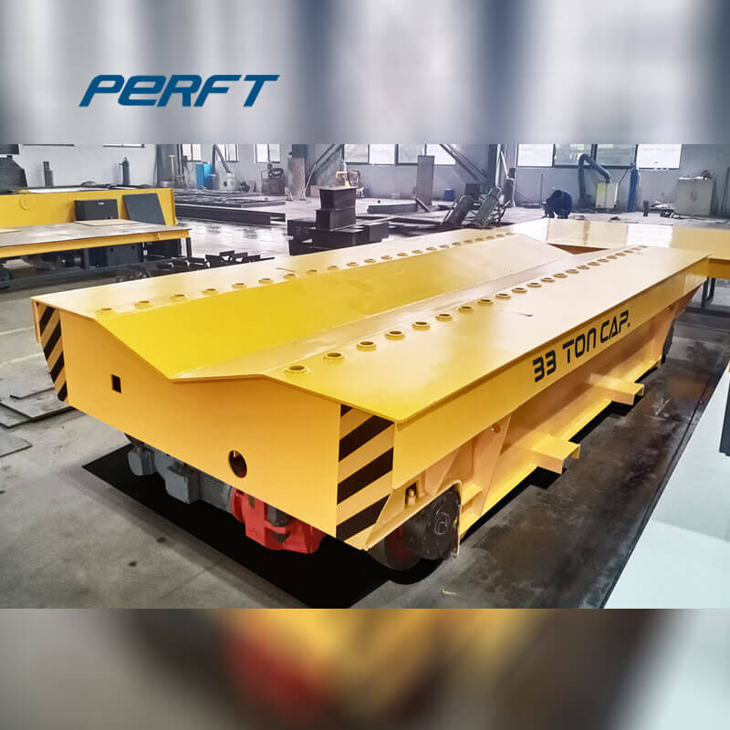 50t Remote Control Trackless Transfer Cart Automated 